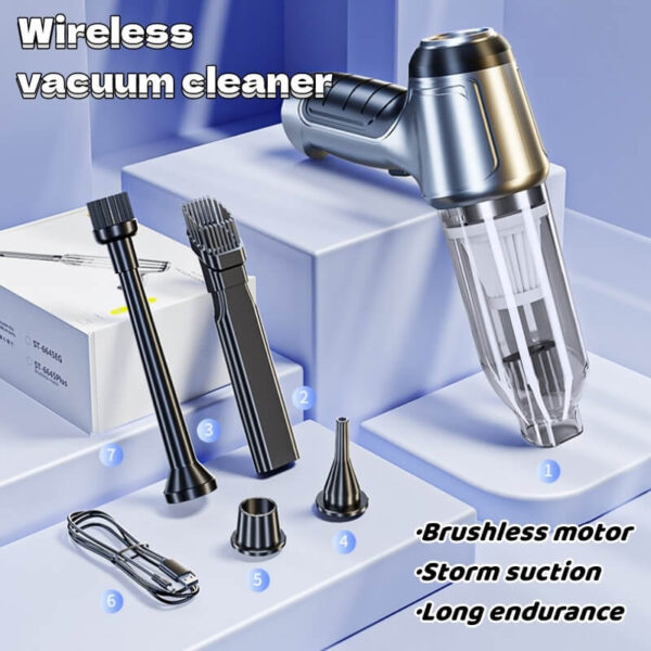 Aspirateur Sans Fil Puissant – Nettoyage Rapide et Efficace